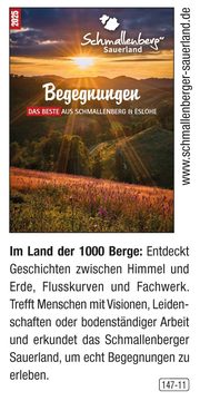 Schmallenberger Sauerland - Begegnungen in Schmallenberg & Elslohe