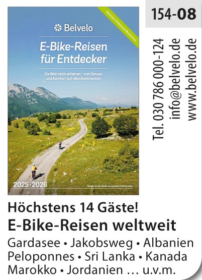 BELVELO- E-Bike Reisen für Entdecker