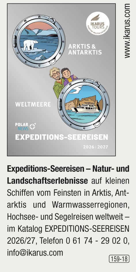 Ikarus Tours – Expeditions-Seereisen – Naturerlebnisse auf kleinen Schiffen