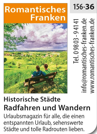 Romantisches Franken – Historische Städte, Radfahren, Wandern