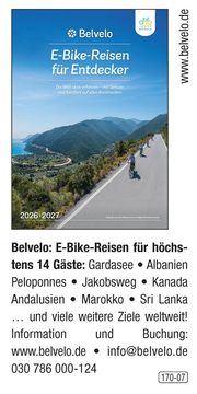BELVELO - E-Bike Reisen für Entdecker