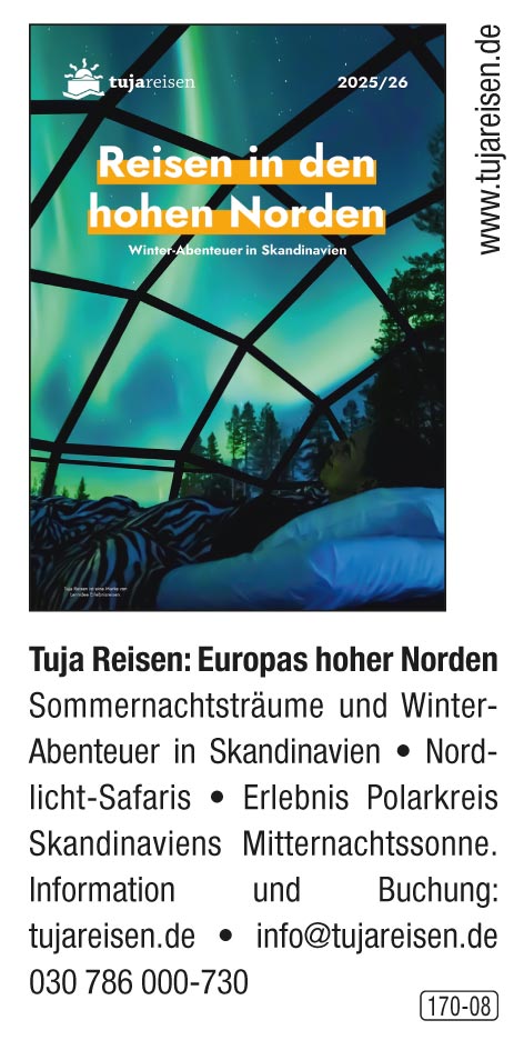 Tujareisen – Reisen in den hohen Norden!