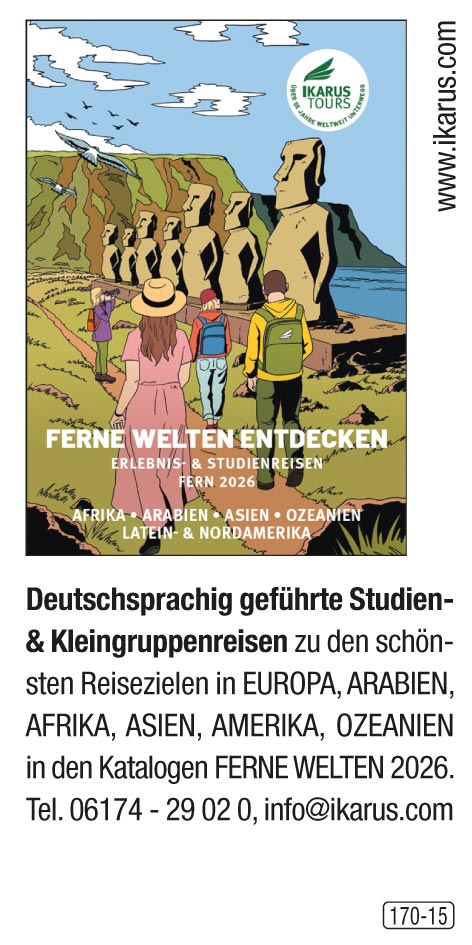 Ikarus Tours – Ferne Welten entdecken – Deutschsprachig geführte Studien- & Kleingruppenreisen