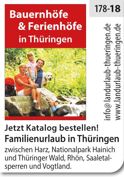 Bauernhöfe & Ferienhöfe in Thüringen