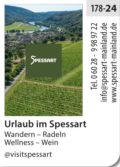 Spessart-Mainland – Radeln, Wandern, Wellness, Wein