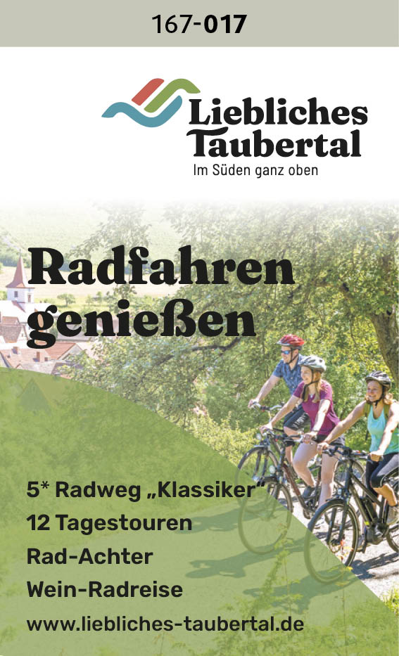Liebliches Taubertal - Radfahren genießen