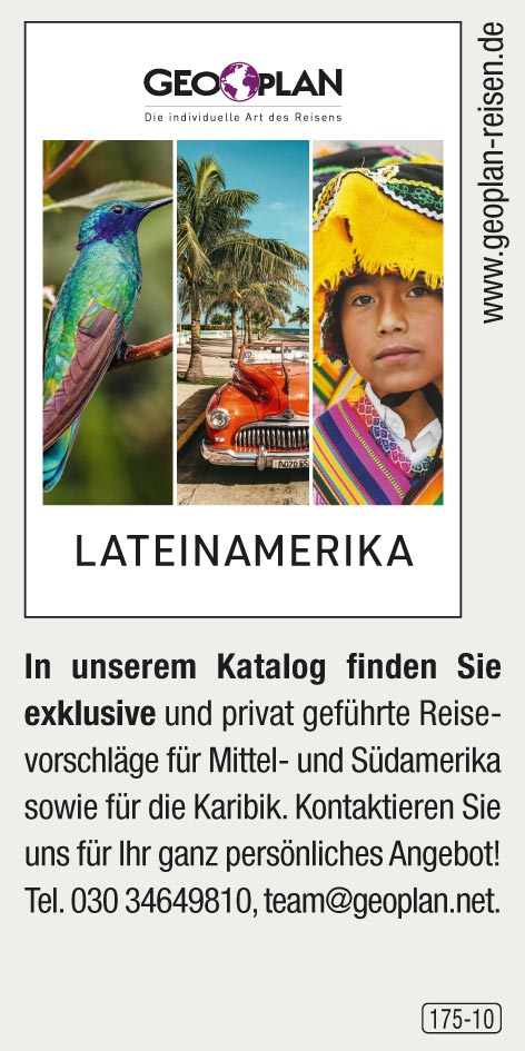 Geoplan Privatreisen  Lateinamerika