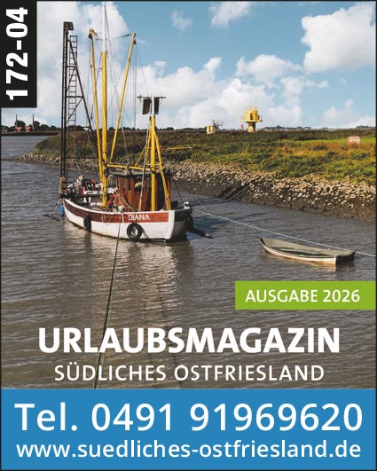 Südliches Ostfriesland - Urlaubsmagazin mit Reisetipps, Angeboten und Unterkünften