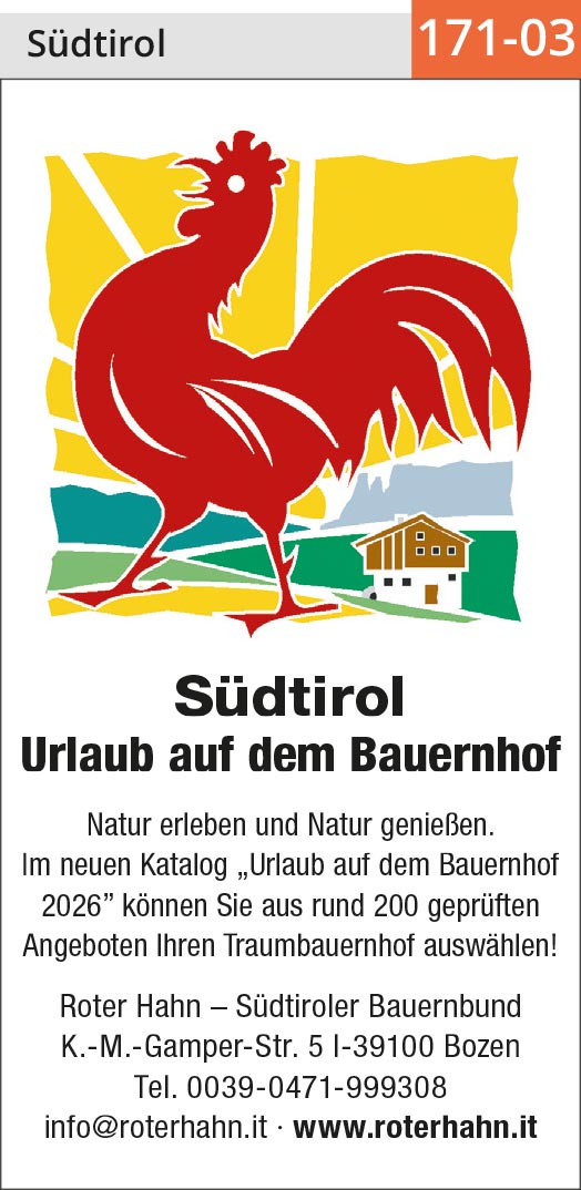 Südtirol – Urlaub auf dem Bauernhof