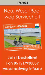 Weser-Radweg – Serviceheft