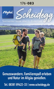 Scheidegg – Sonnenterrasse überm Bodensee