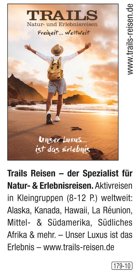 TRAILS - Natur- und Erlebnisreisen