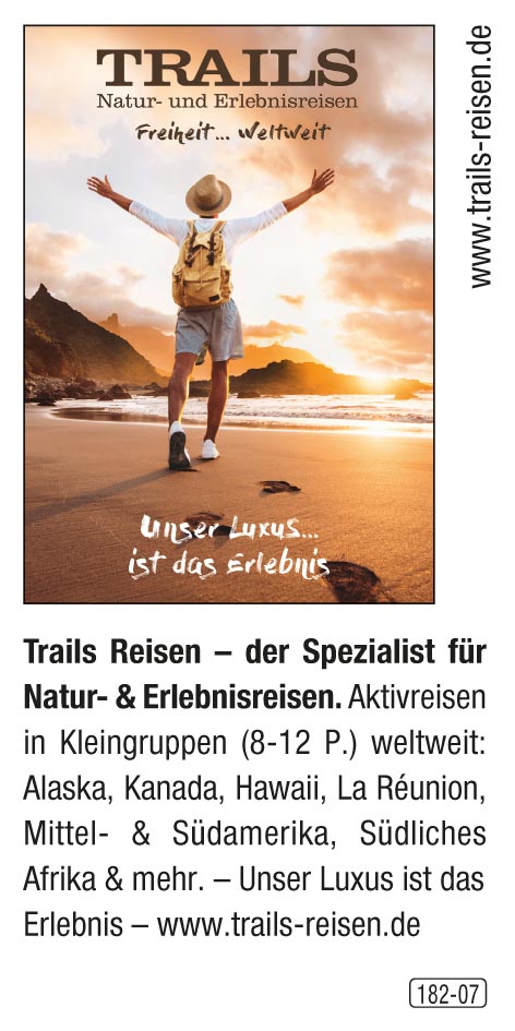 TRAILS - Natur- und Erlebnisreisen