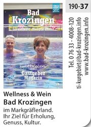 Bad Krozingen – Gastgeber Magazin