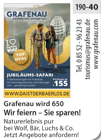 Grafenau wird 650
