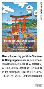 Ikarus Tours – Ferne Welten entdecken – Deutschsprachig geführte Studien- & Kleingruppenreisen