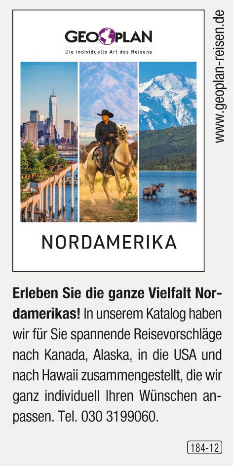Geoplan Privatreisen nach Nordamerika