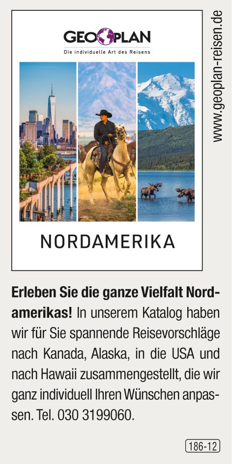 Geoplan Privatreisen nach Nordamerika