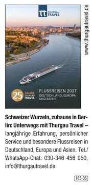 Thurgau Travel – Flussreisen