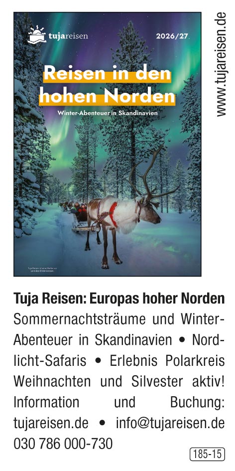 Tujareisen – Reisen in den hohen Norden!